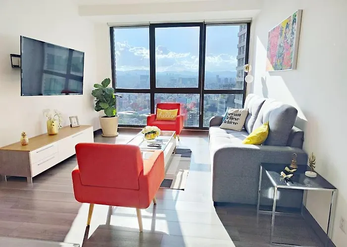 Emilia Maiahome-2bd Amazing View In Polanco -pool Gym * Mexico City